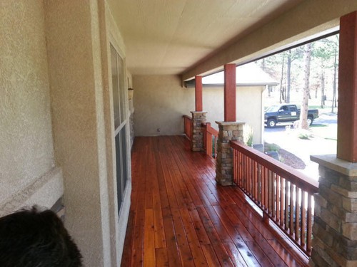 Deck Refinished in Colorado Springs