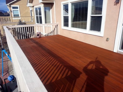 Refinished Deck in Colorado Springs