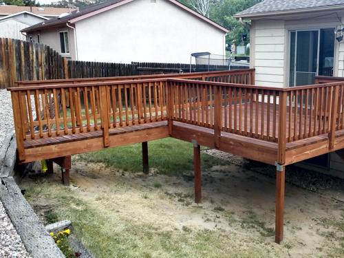 All Wood Deck in Colorado Springs