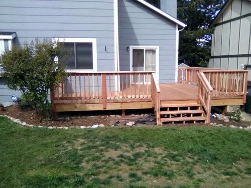 All Wood Deck in Colorado Springs