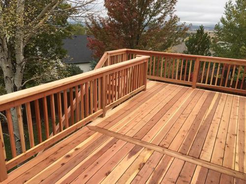 All Wood Deck in Colorado Springs