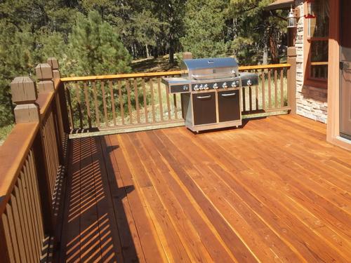 All Wood Deck in Colorado Springs