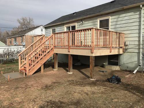 All Wood Deck in Colorado Springs