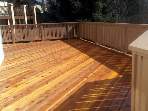 All Wood Deck in Colorado Springs