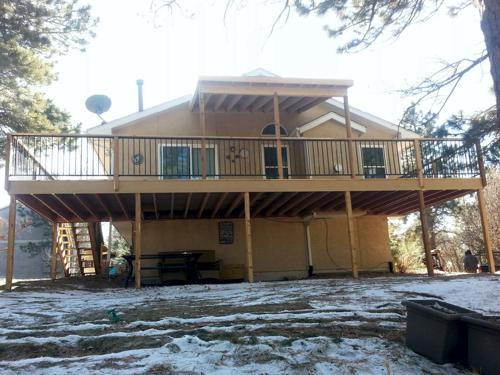 New deck construction in Colorado Springs