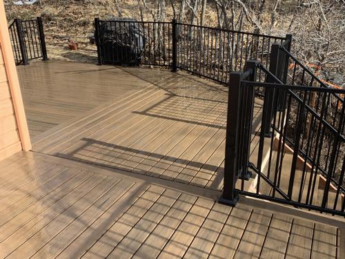 New deck construction in Colorado Springs