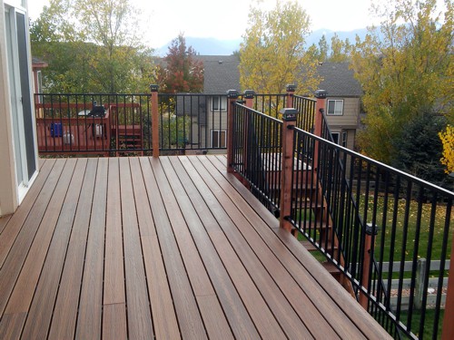 New deck construction in Colorado Springs