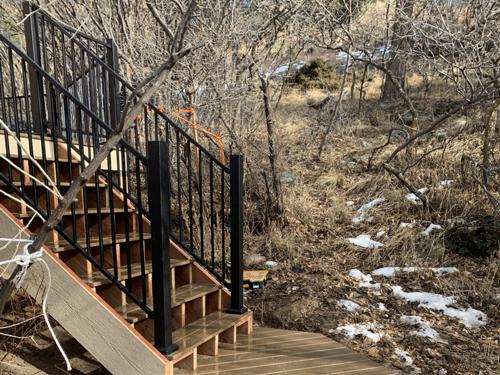 New deck construction in Colorado Springs